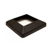 Крышка нижняя ПВХ для столба 125х125 Графит Крышка нижняя ПВХ для столба 125х125 Графит