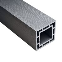 Столб из ДПК WOOD Графит