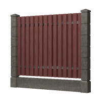 Доска заборная ДПК, шлифованная Мербау Доска заборная ДПК, шлифованная Мербау