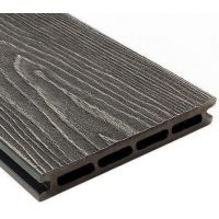 Террасная доска ДПК универсальная шовная с тиснением Венге Террасная доска ДПК универсальная шовная с тиснением Венге