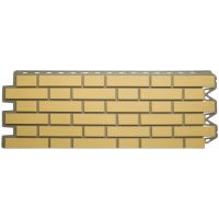 Фасадные панели (цокольный сайдинг) Кирпич клинкерный Желтый Фасадные панели (цокольный сайдинг) Кирпич клинкерный Желтый
