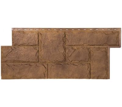 Фасадные панели СЕРИЯ ЭКО-2 Гранит Марсель - Орех от производителя  Т-сайдинг по цене 580 р