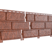 Фасадная панель Стоун Хаус - Кирпич Красный Фасадная панель Стоун Хаус - Кирпич Красный